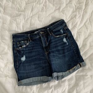 Old Navy Dark Denim High Rise shorts